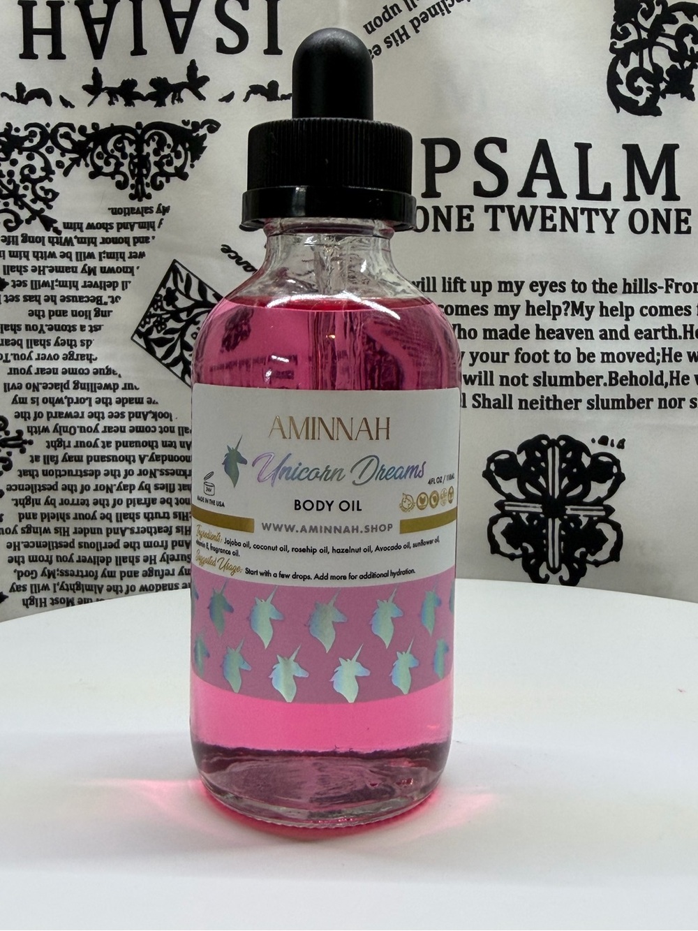 New Aminnah Unicorn Dreams Body Oil & Galaxy Sugar Polish - Picture 6 of 7